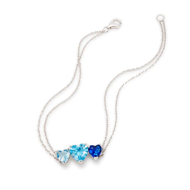 shop personalized heart bracelets